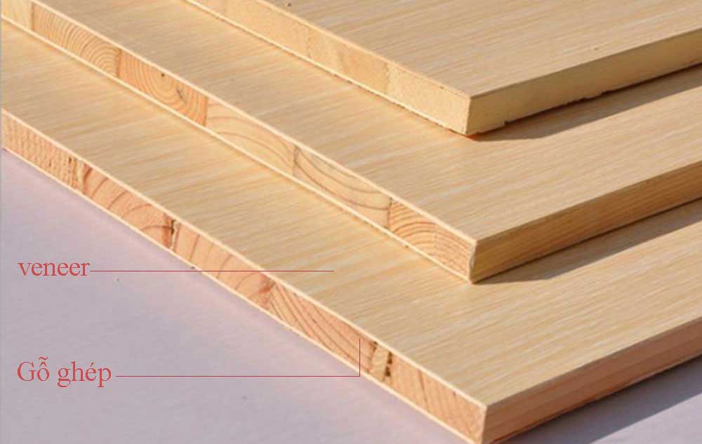 Ván gỗ ghép thanh phủ veneer - Ván gỗ công nghiệp Sơn Tùng